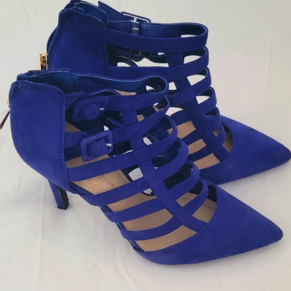 Jessica Simpson 10 blue heels